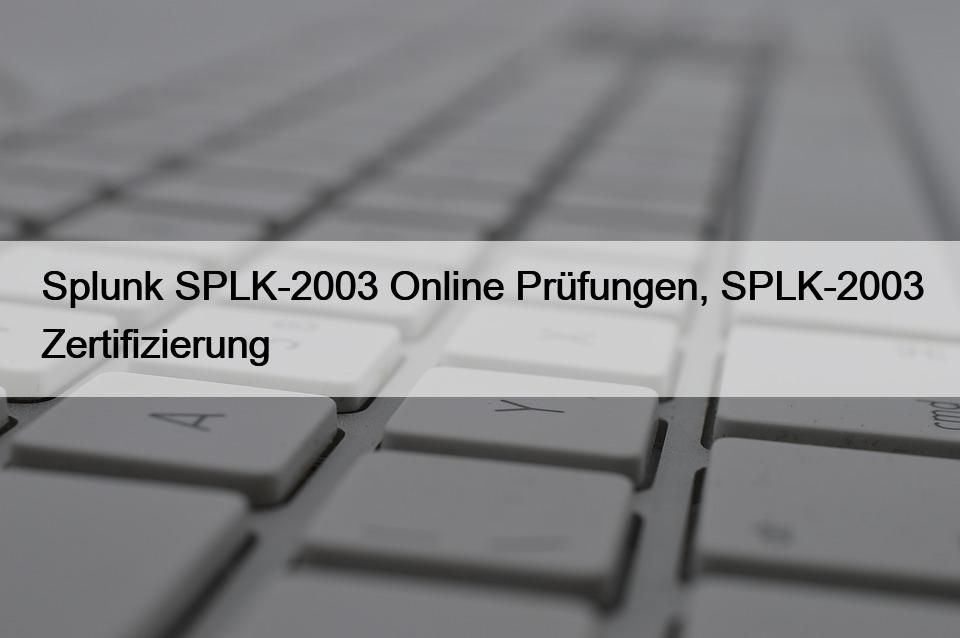 SPLK-2003